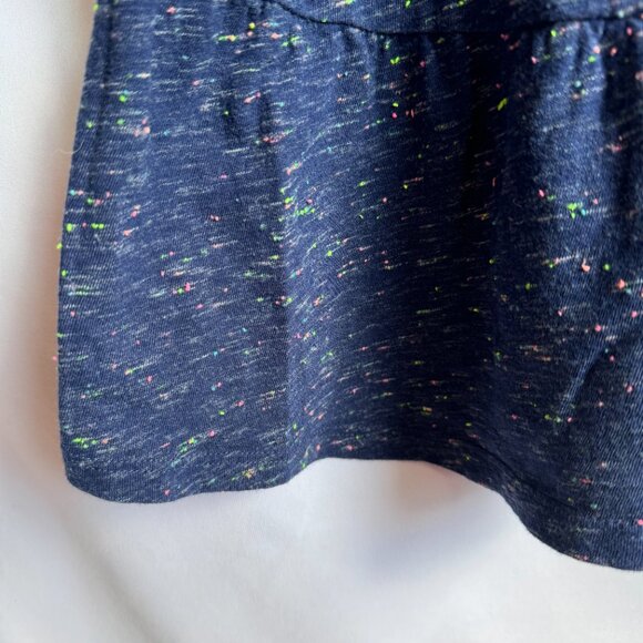 Lands End Girls Blue w/Rainbow Sprinkles Stretch Drop Tail Size 10-12 Med. - Picture 4 of 11